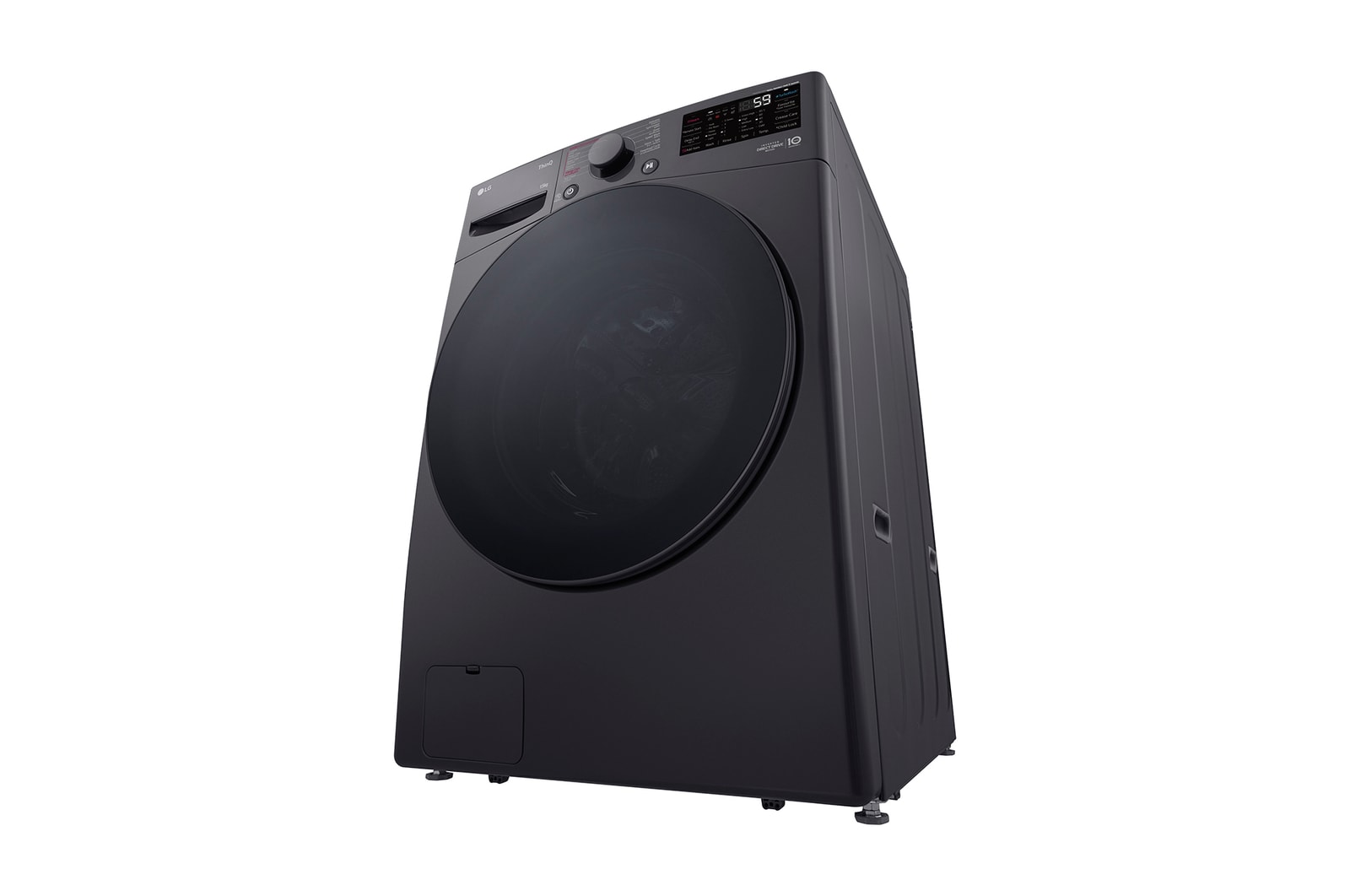 LG 15kg Front Loading Mesin Cuci LG AI DD™ Warna Middle Black, F2515STPM