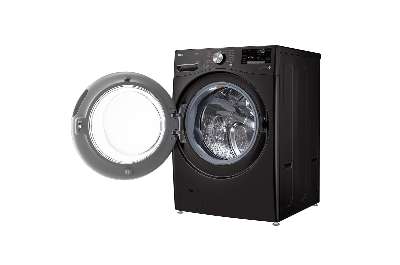 LG 24kg Front Loading Mesin Cuci LG dengan Steam™ - Inverter Direct Drive, F2724SVRB