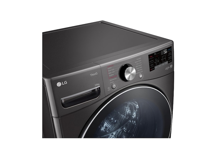 LG 24kg Front Loading Mesin Cuci LG dengan Steam™ - Inverter Direct Drive, F2724SVRB