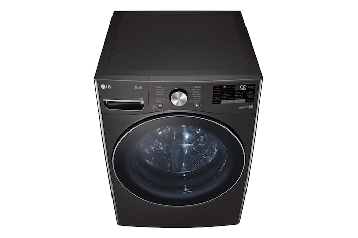 LG 24kg Front Loading Mesin Cuci LG dengan Steam™ - Inverter Direct Drive, F2724SVRB