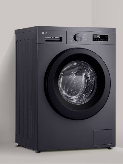 Tingkatkan pengalaman mencuci Anda dengan desain mesin cuci yang elegan dan sederhana