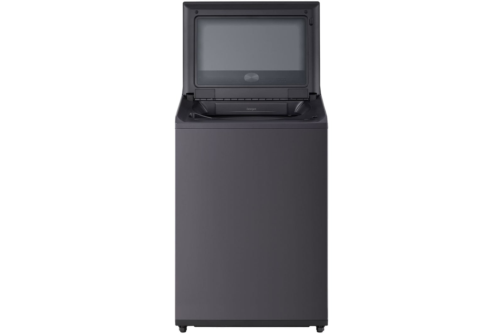 Front open view of top load washing machine