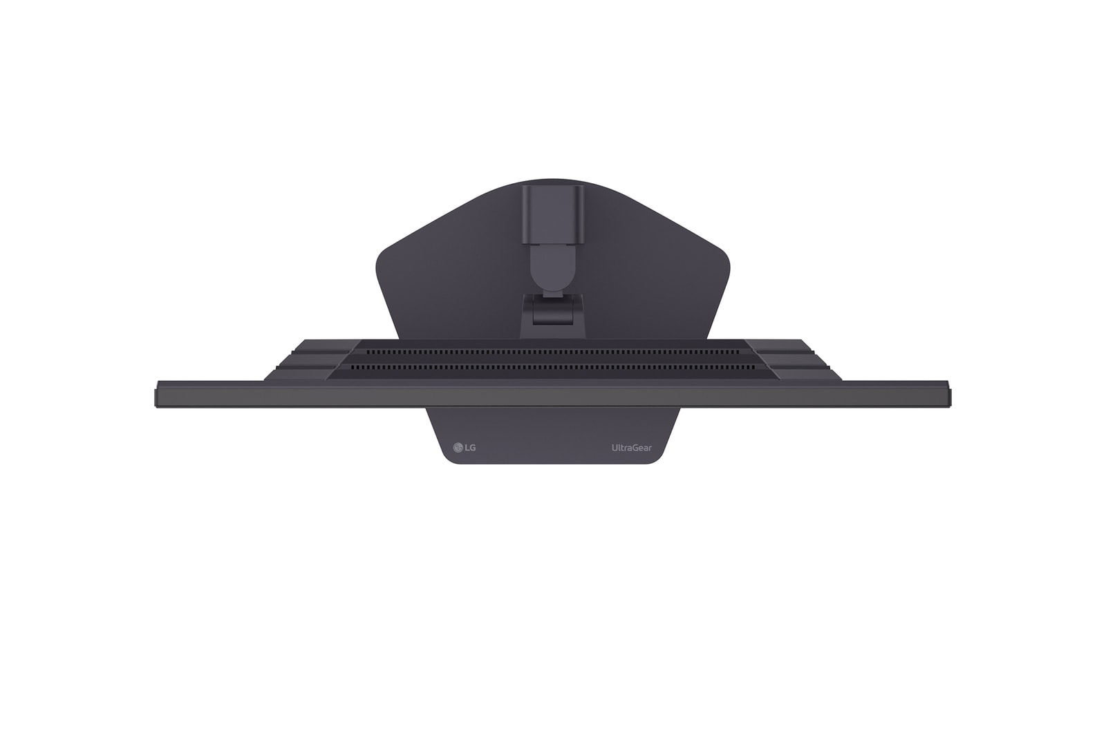 front view of the monitor with the stand down