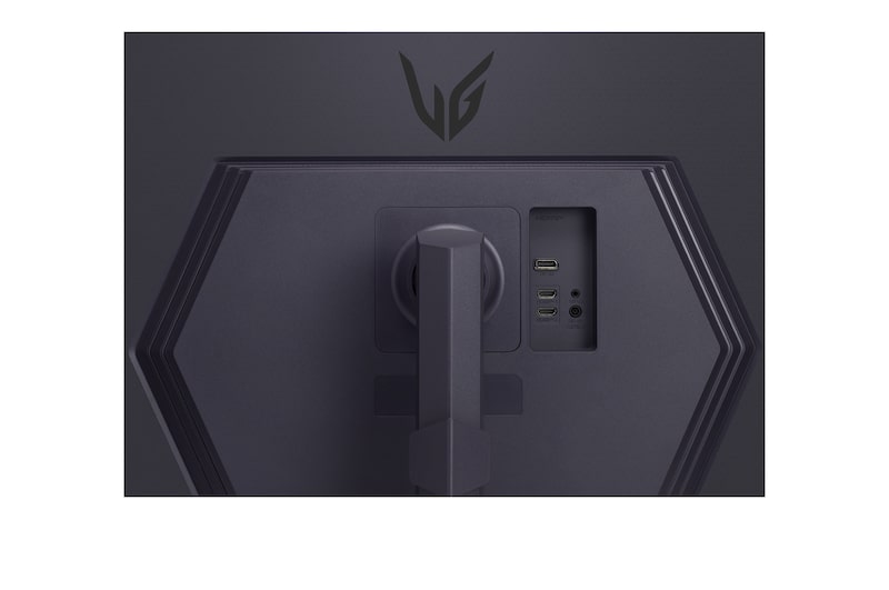 close-up view of ports