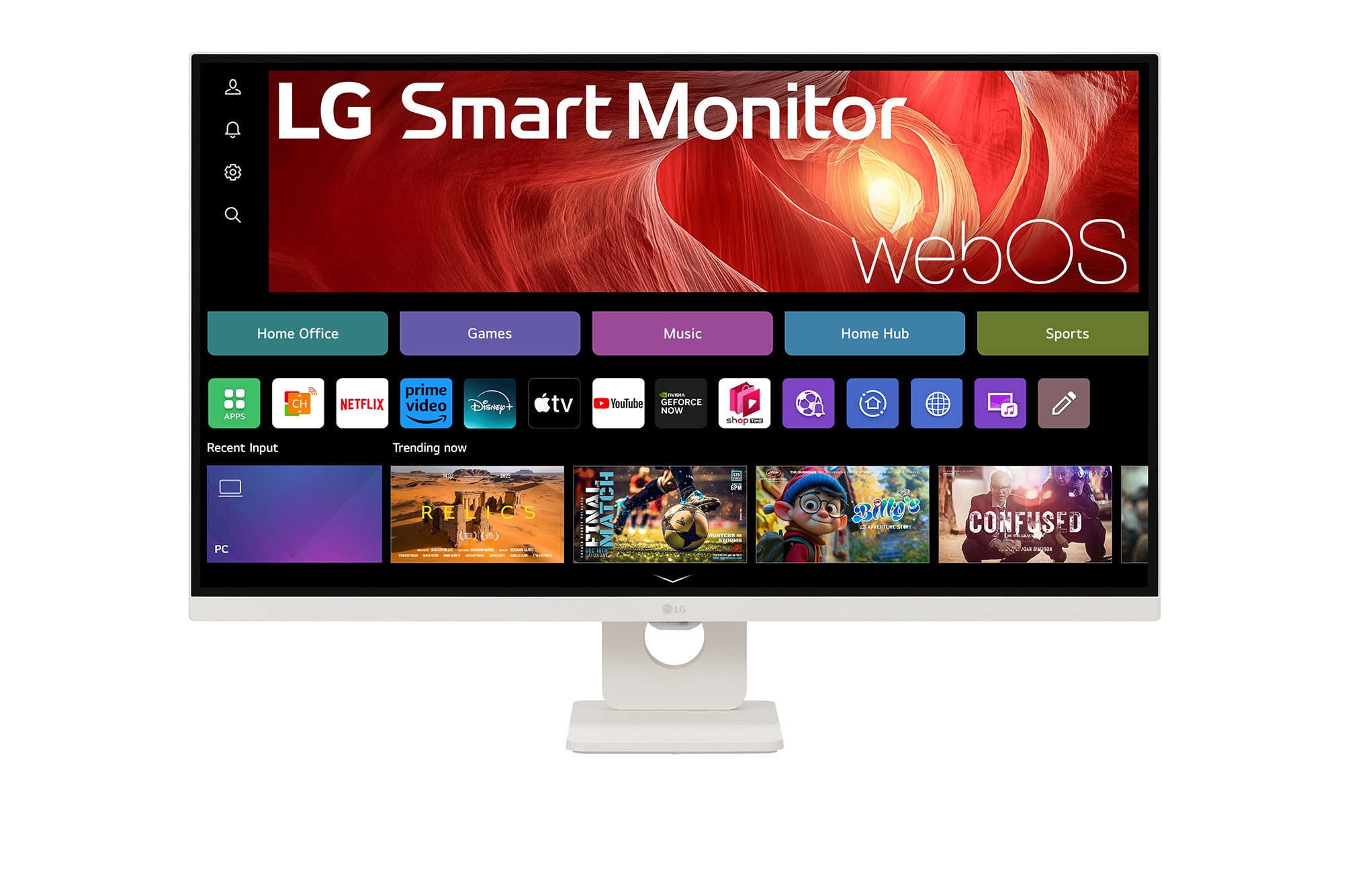 【新品】32U721SA-W 31.5インチ　4Kモニター webOS搭載モニター「32U721SA-W」と27型4Kモニター LG、31.5型4K ディスプレイ・モニター本体