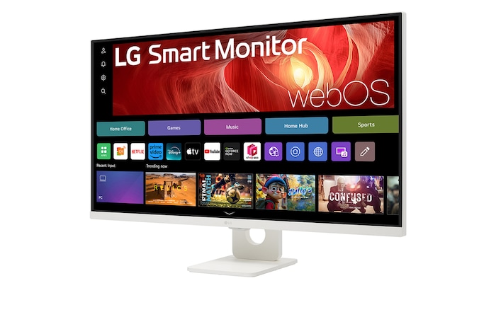 LG 31.5” 4K UHD Smart Monitor with webOS, 32U721SA-W