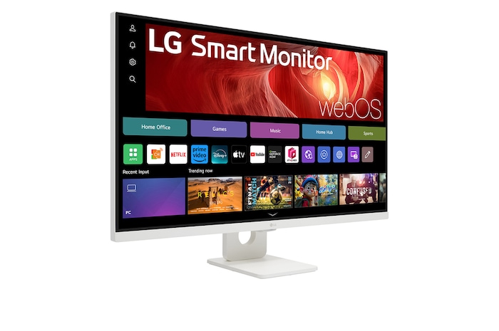 LG 31.5” 4K UHD Smart Monitor with webOS, 32U721SA-W