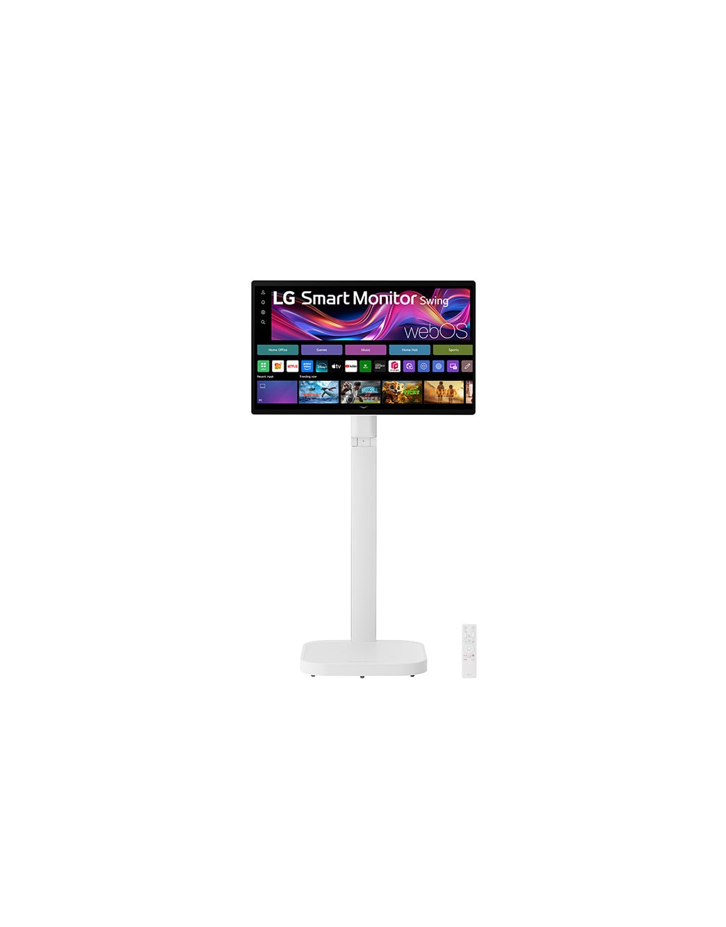 LG 31.5-inch 4K UHD IPS Smart Monitor Swing with Touchscreen, Rolling ...