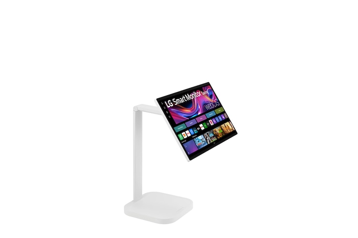 +30 degree side view with monitor height adjusted downward