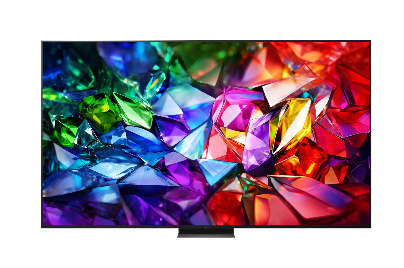 Front view of 100 inch LG Micro RGB evo AI MRGB95 4K Smart TV 2026  100MRGB96BS
