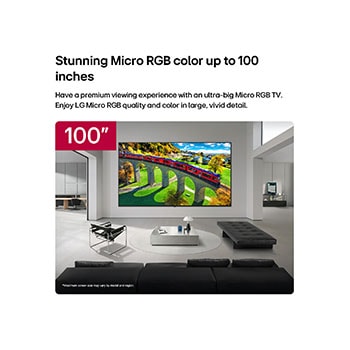 LG QNED evo AI mrgb96 Ultra Big TV is wall-mounted in a living room, displaying a sports victory celebration with vivid colors and refined picture quality across the wide screen as a family cheers together.