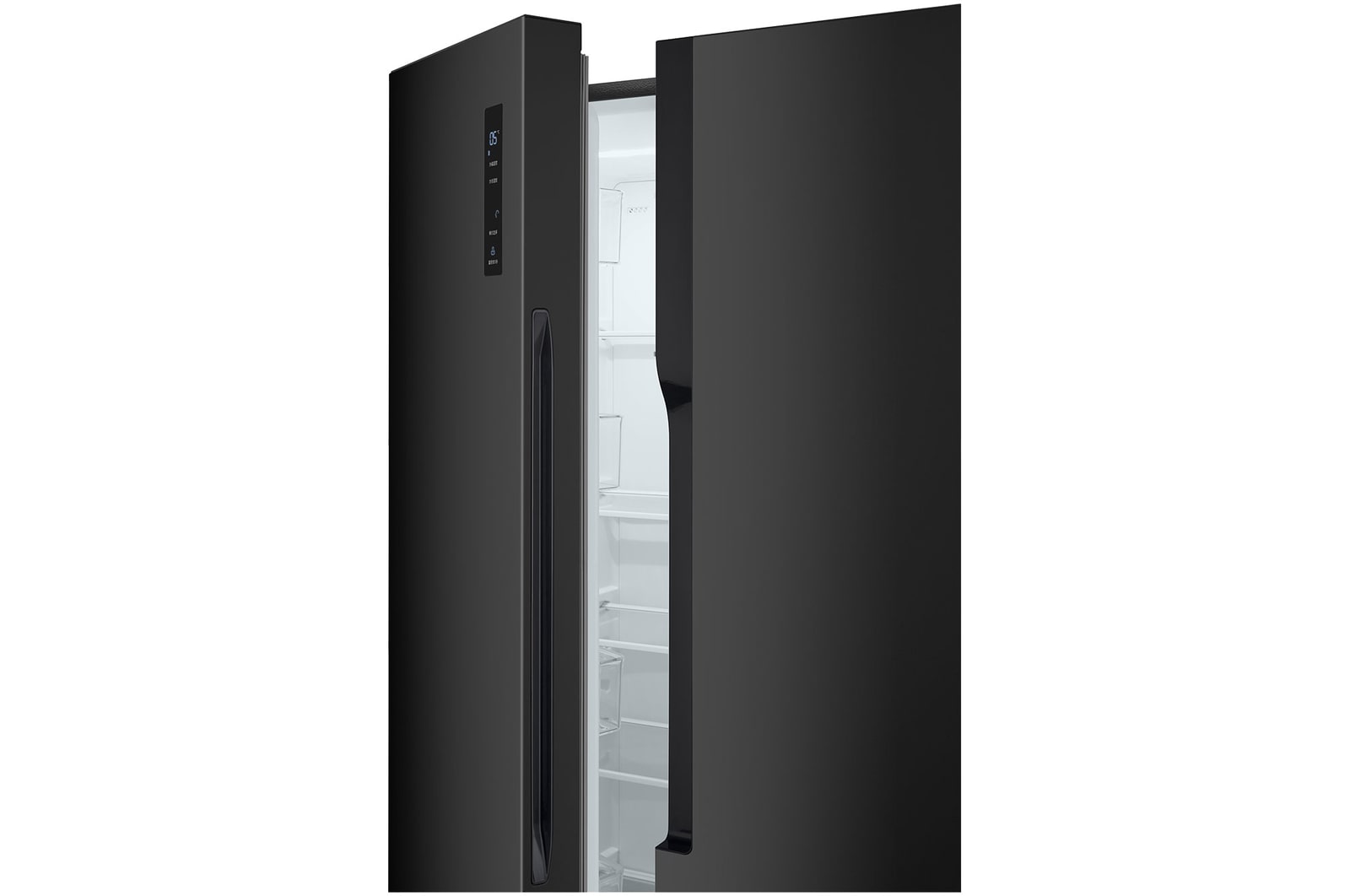 LG 566L / 509L Kulkas Side by Side, GCFB507PLAM, Pintu Terbuka