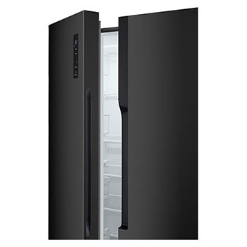 LG 566L / 509L Kulkas Side by Side, GCFB507PLAM, Pintu Terbuka