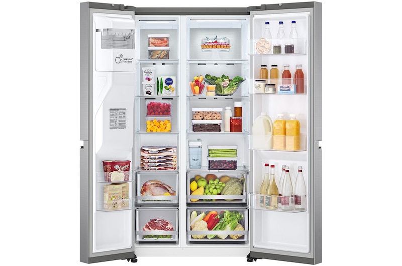 LG 674L / 617L Kulkas Side by Side, GC-L257SFZL