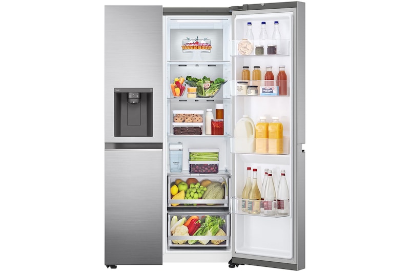 LG 674L / 617L Kulkas Side by Side, GC-L257SFZL