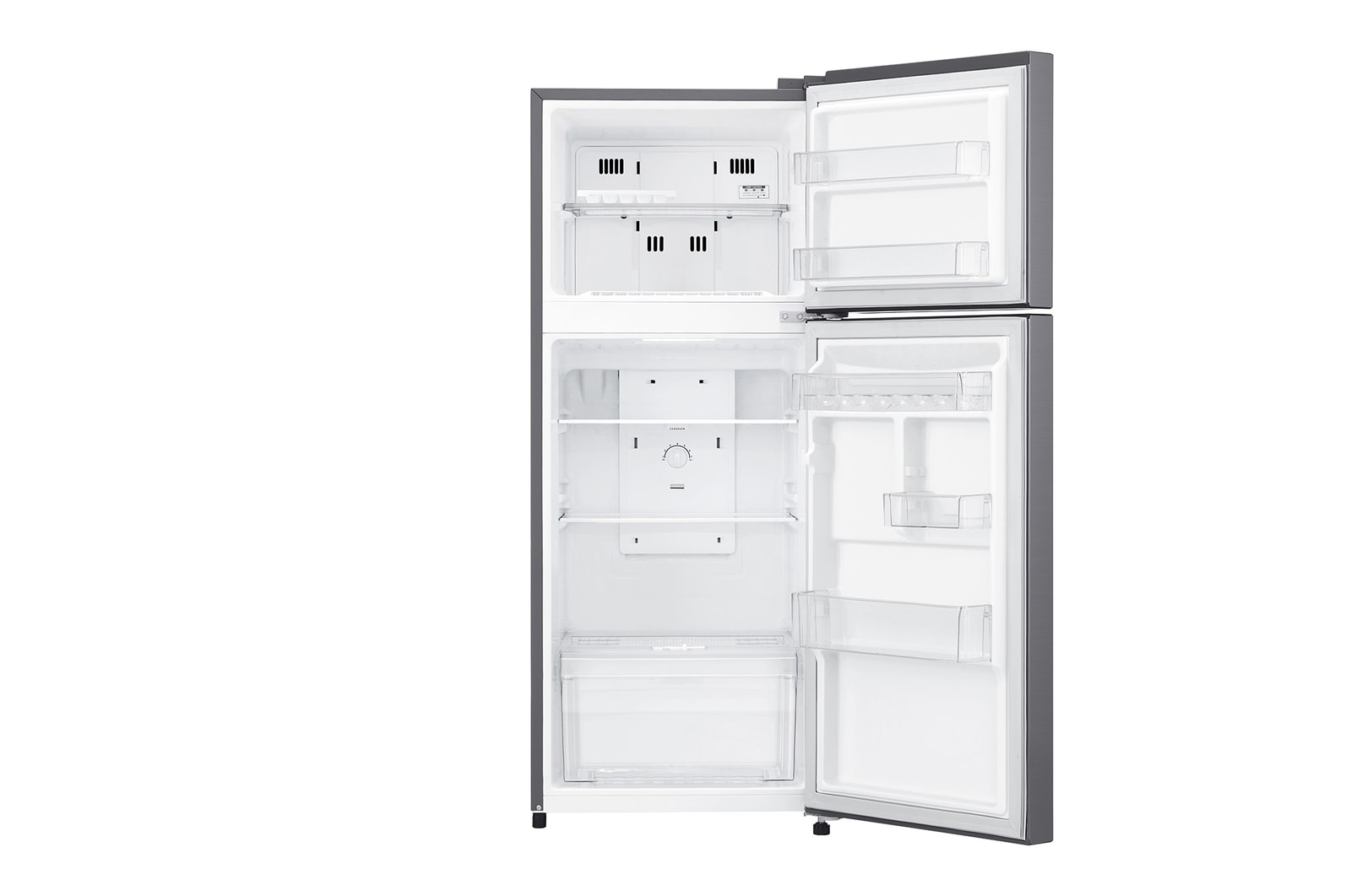 Front view door open without food
