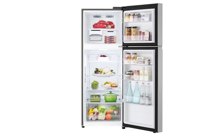 LG 340L / 315L Kulkas 2 Pintu, GN-B312PFFB, Pintu Terbuka