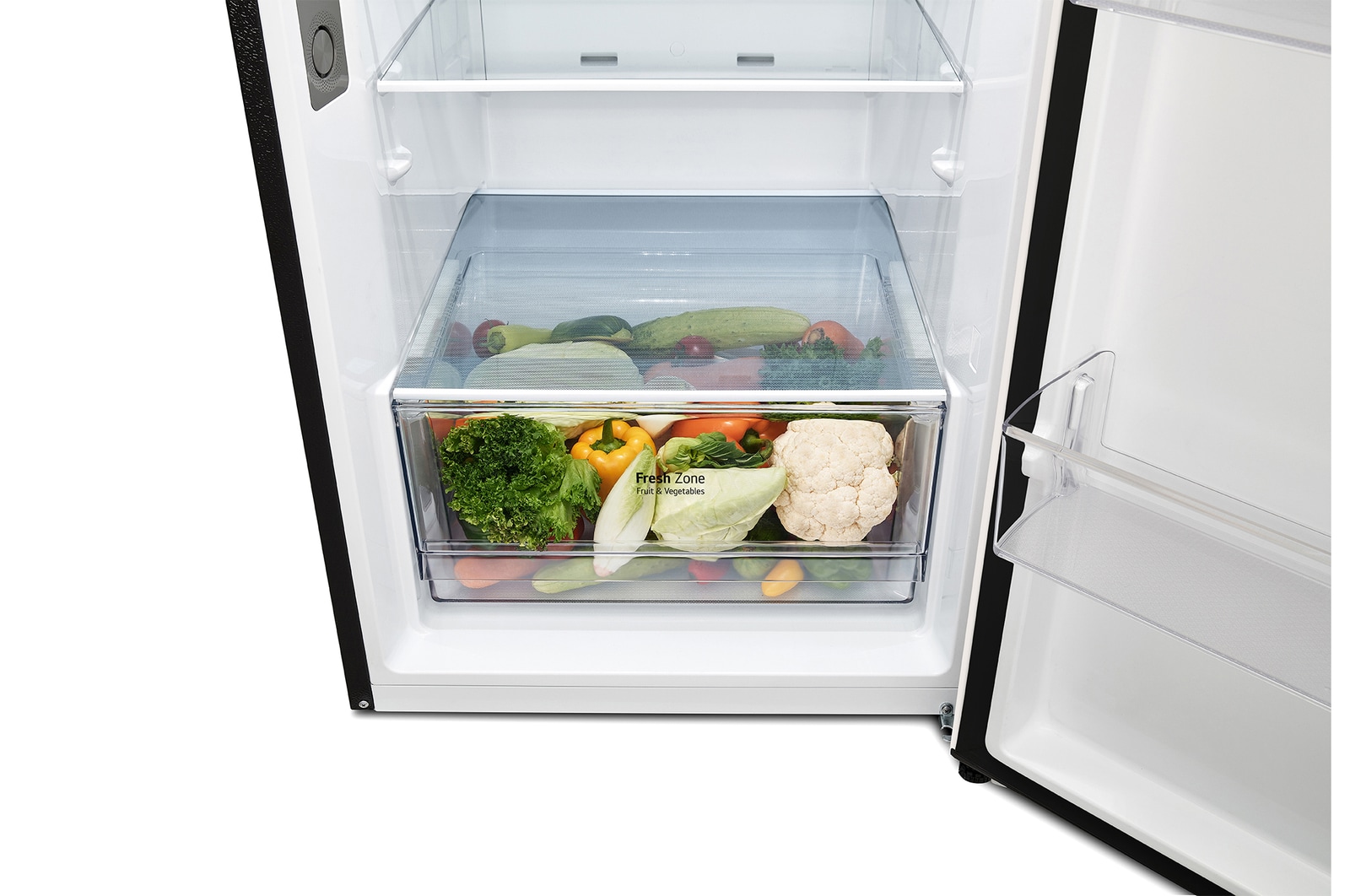 Bottom open door with food