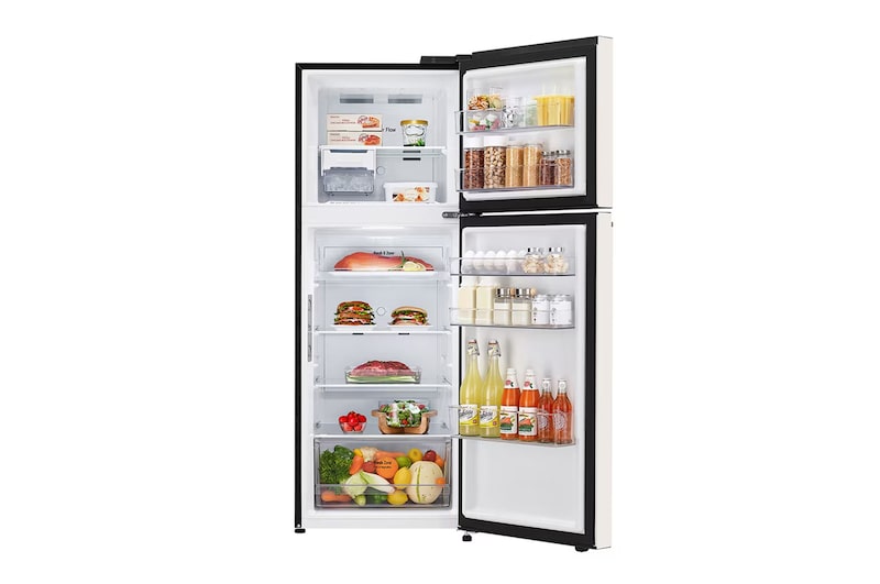 Front all door open with food