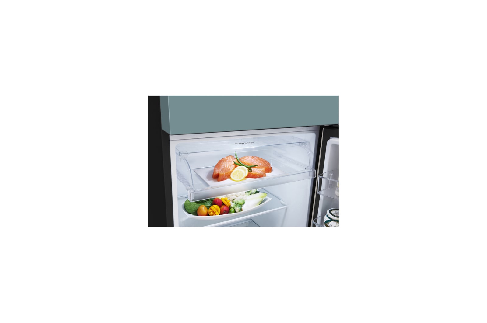 Bottom open door with food