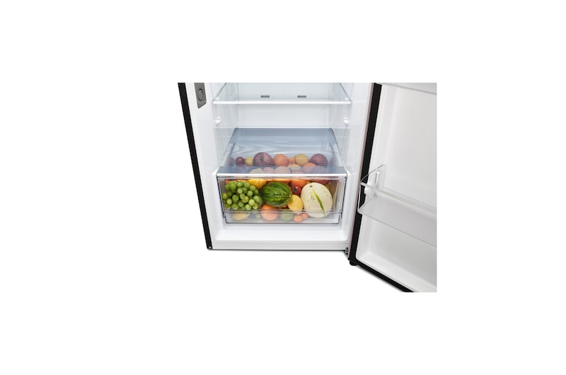 Bottom open door with fruits