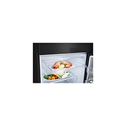 drawer view with food