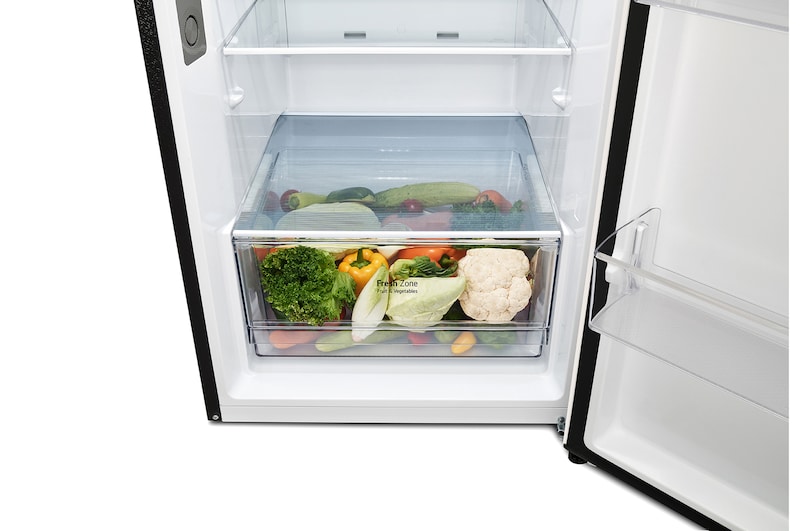 Bottom open door with food