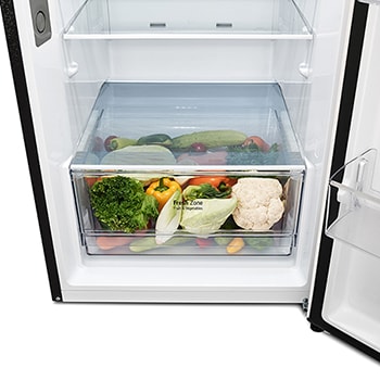 Bottom open door with food