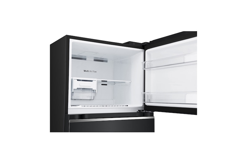top door open freezer