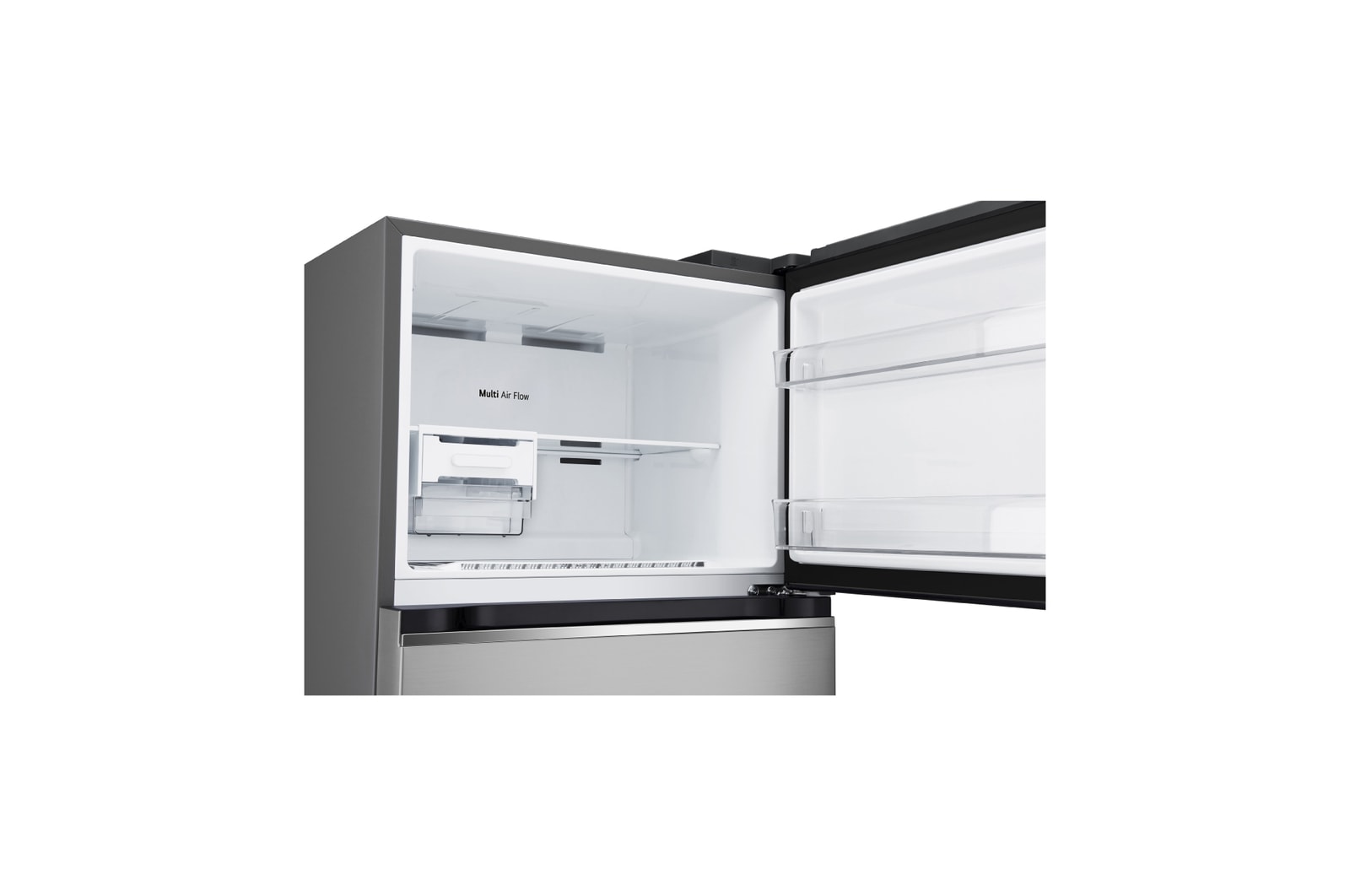 Empty freezer view