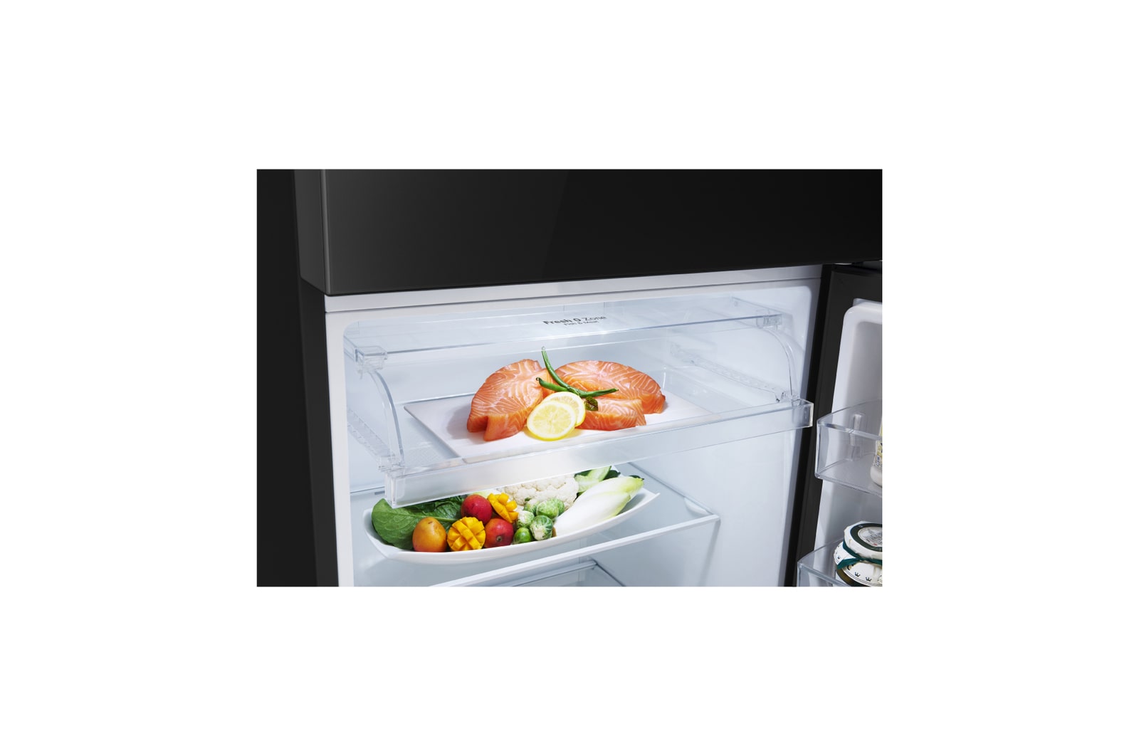 Bottom drawer with food