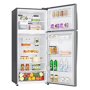 Left side all door open with food