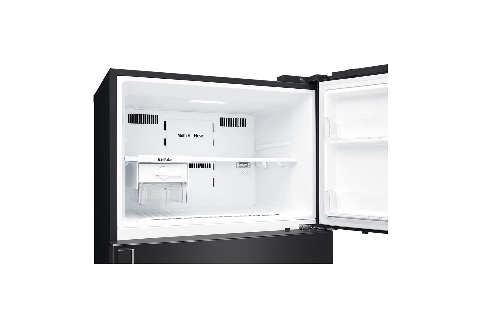 Inside freezer