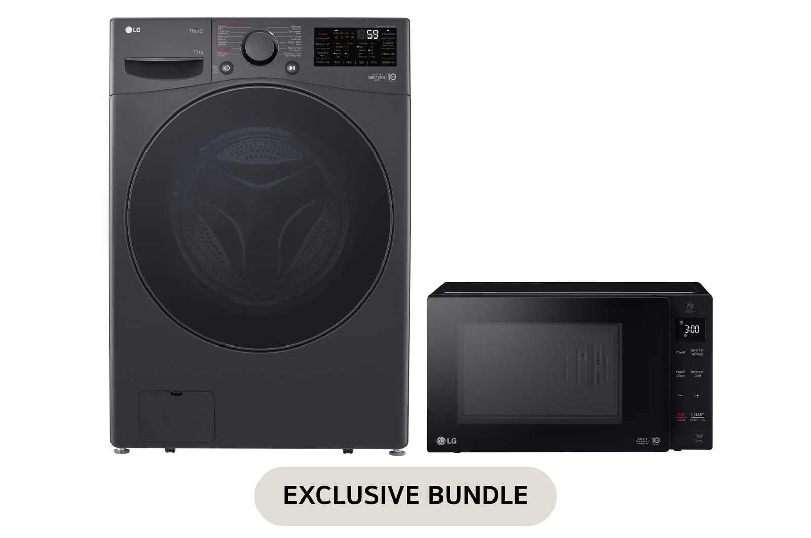 Front view with bundle