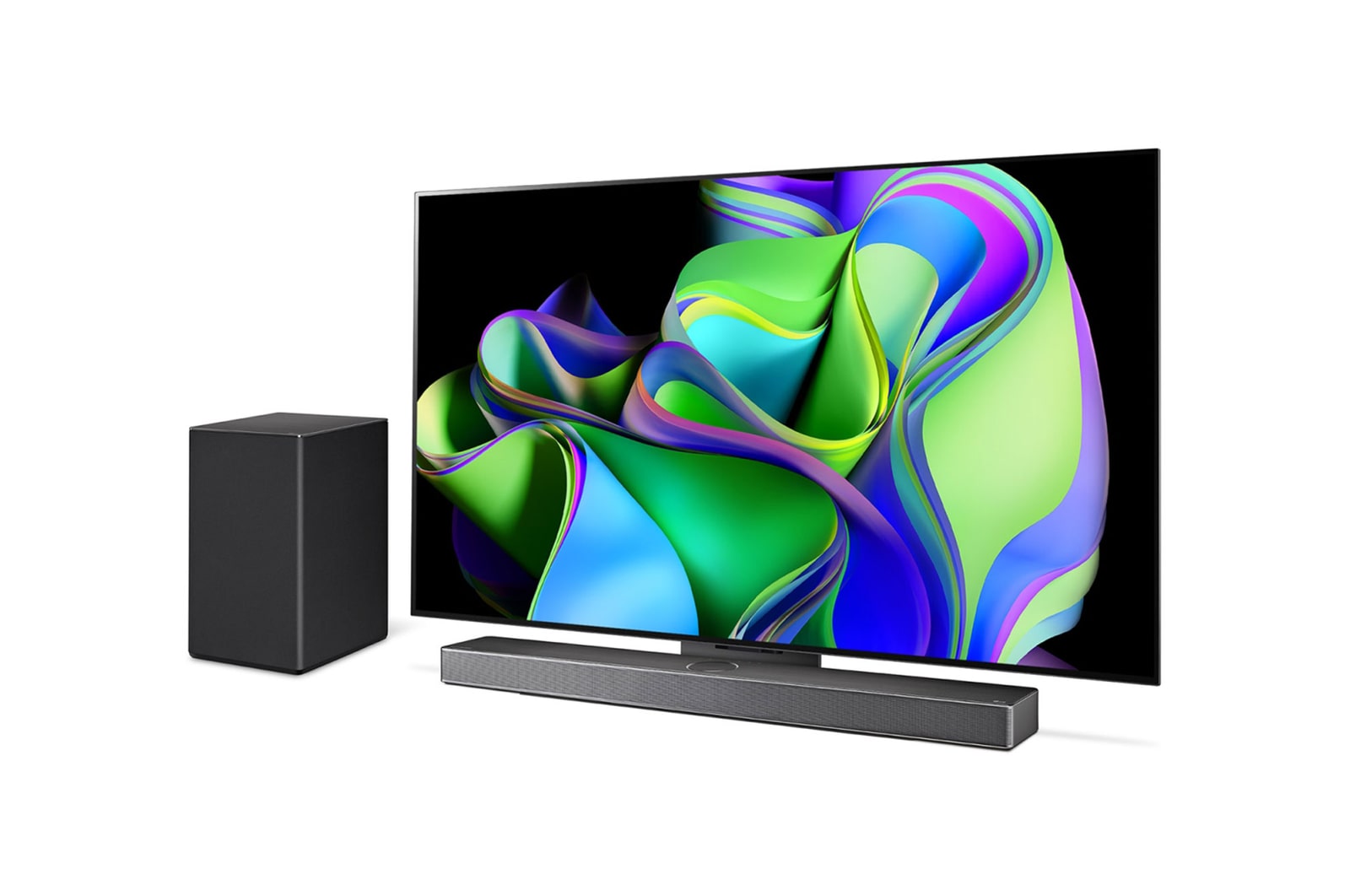 side view with soundbar
