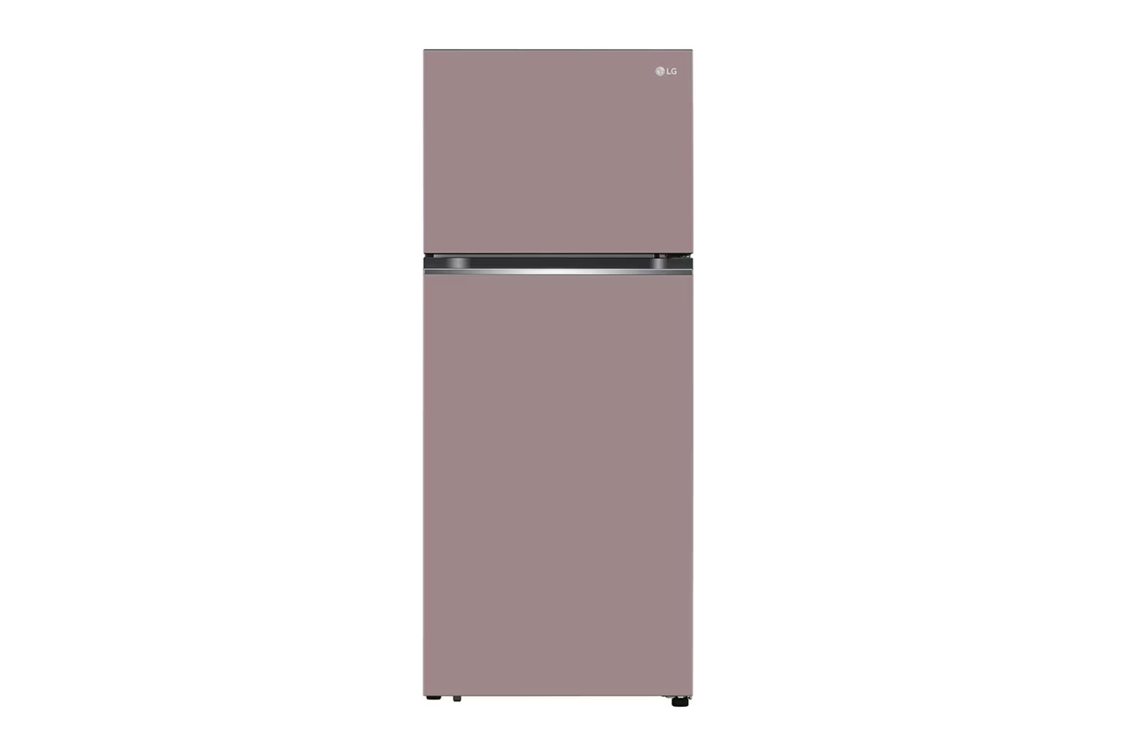 Tampak depan Kulkas 2 Pintu 315L - LG Objet Collection Clay Pink(GN-B312PQGP)