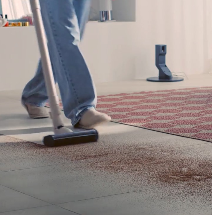 Hanya dengan 1.97kg, vacuum cleaner ini memberikan daya hisap yang kuat dalam desain yang ringan dan praktis.	