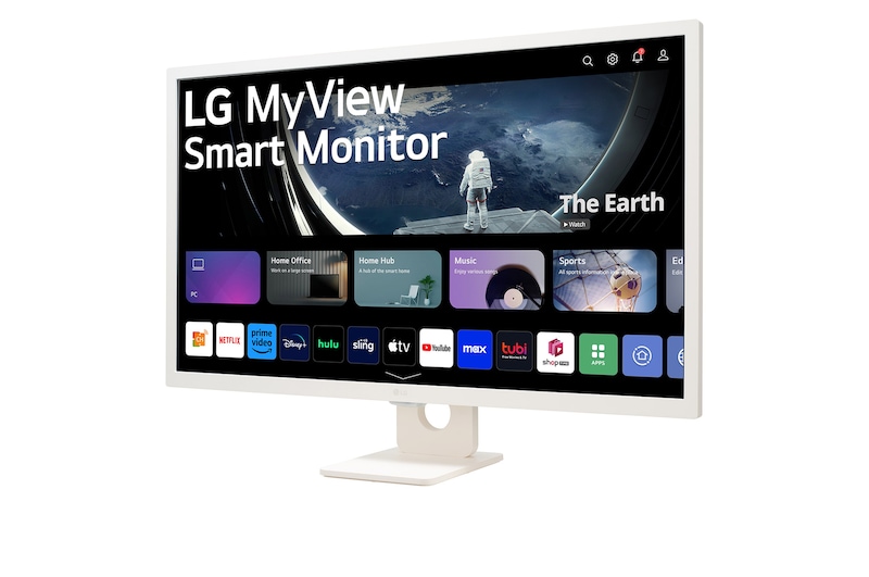 LG 31'5" Full HD IPS Smart Monitor dengan webOS, 32SR50F-W