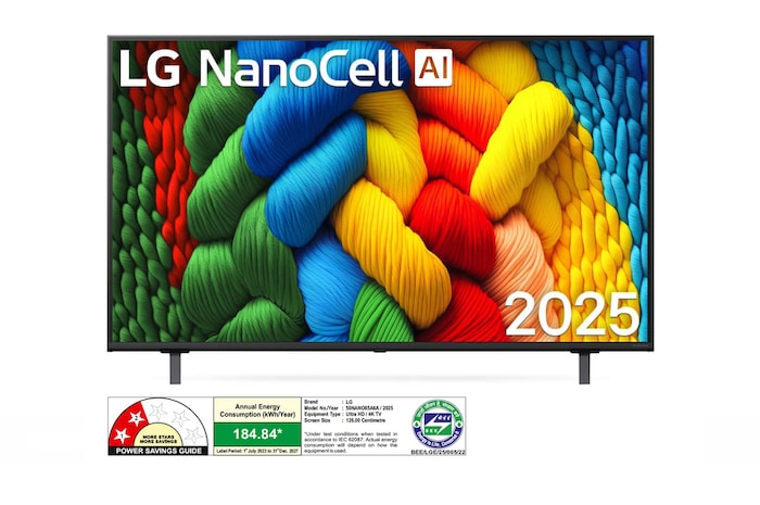 LG 55NANO85A6A NanoCell front view