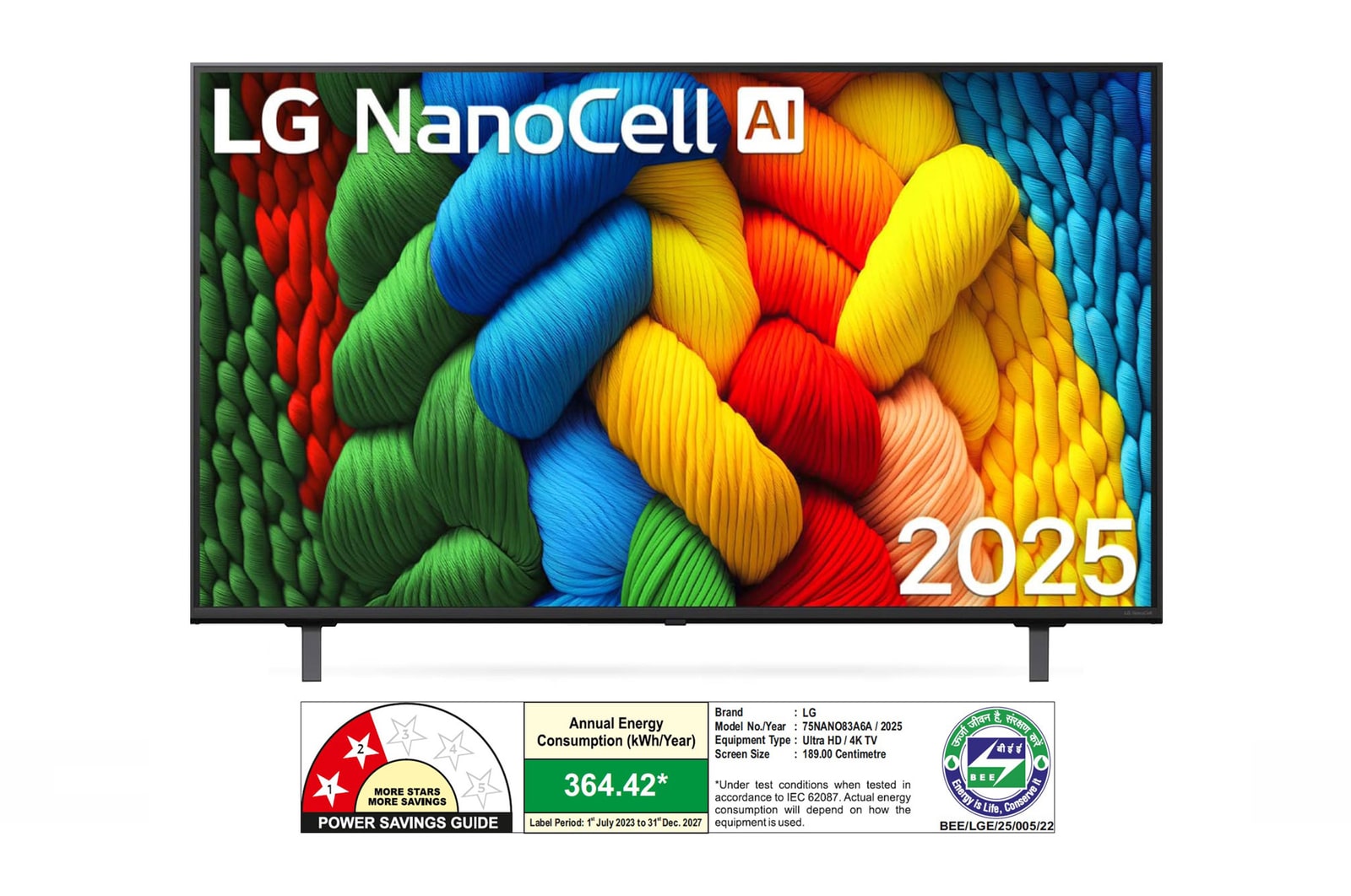 LG NanoCell NANO80 TV.