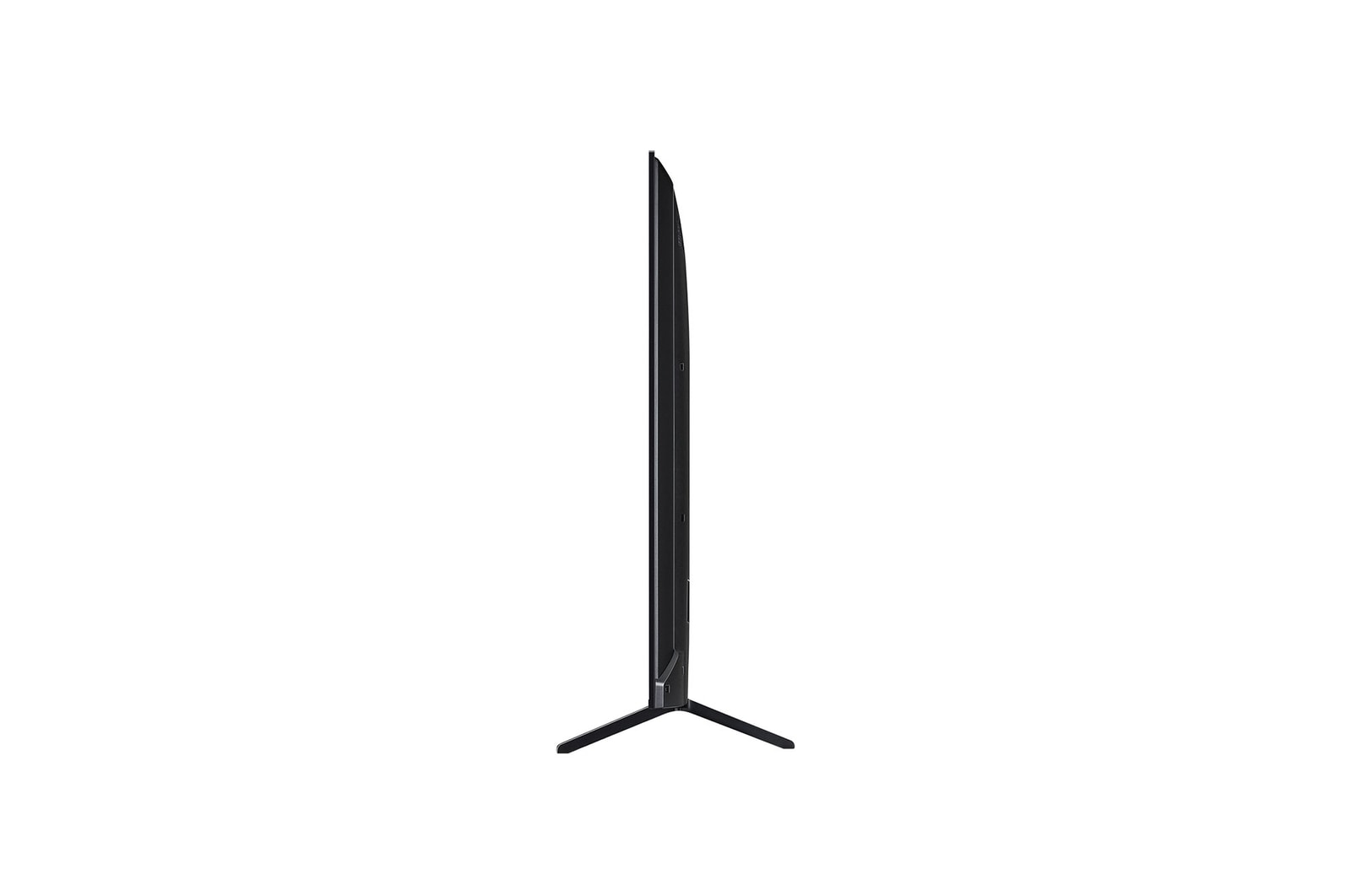 Left-facing side view of LG QNED92 TV 