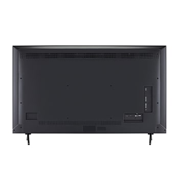 Rear view of LG QNED92 TV