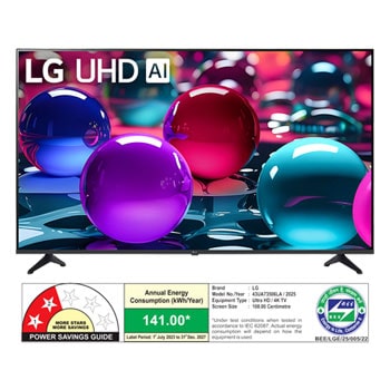 43UA73506LA with BEE sticker