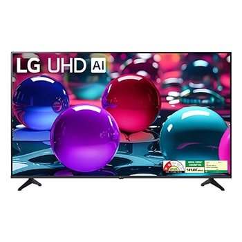 Front view of LG 109.22 cm (43)UHD AI UA73 4k Smart TV 43UA73806LA