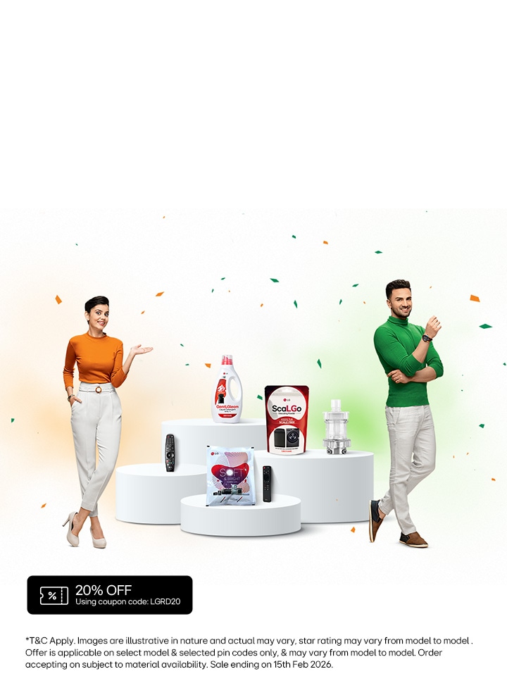 This is a picture of the LG products and its genuine accessories.