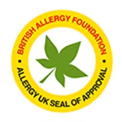 BAF* (Certified by the British Allergy Federation)
