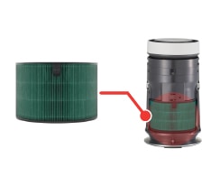Depending on the model of the LG air purifier you are using, the number of filters may vary between one and two