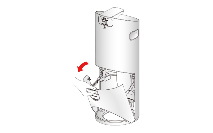 Pull and open the rear panel