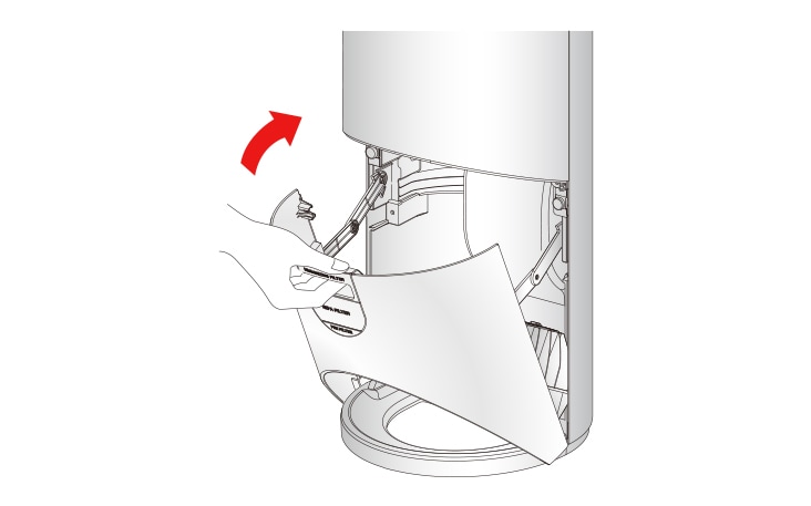 Close the rear panel