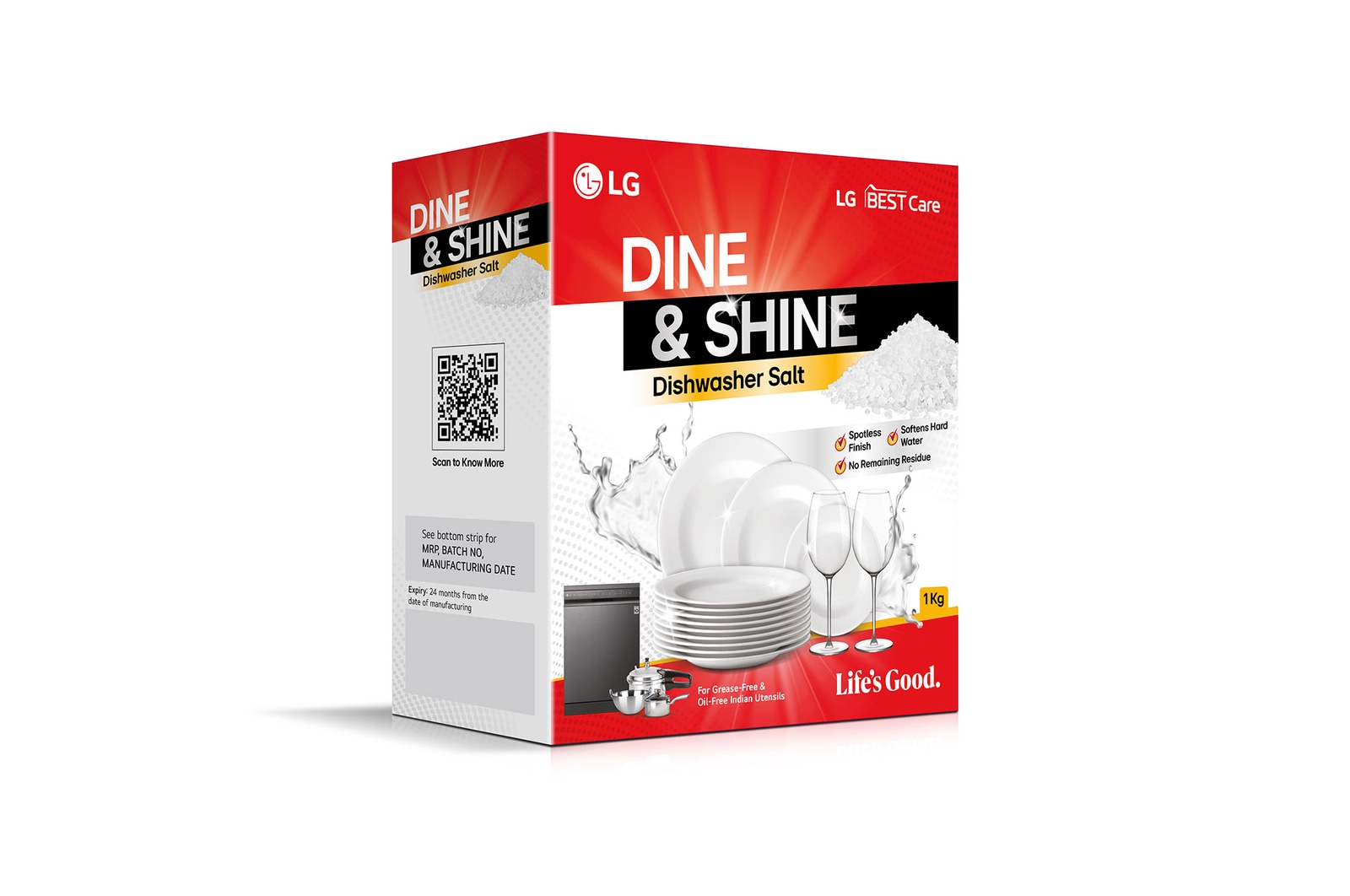 Front view of Dish Washer Salt_1 kg CLS30104001